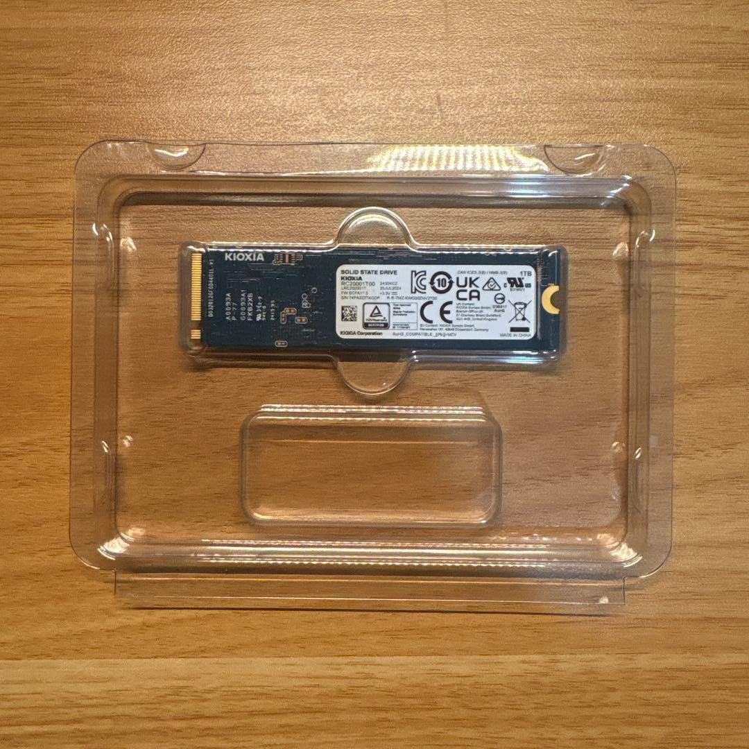 内蔵型SSD KIOXIA EXCERIA G2 1TB SSD