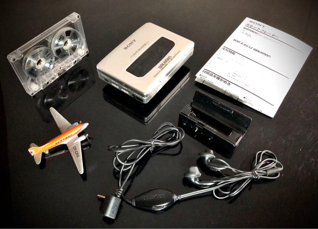 カセットウォークマン SONY WM-EX633 (整備済み、完動美品)