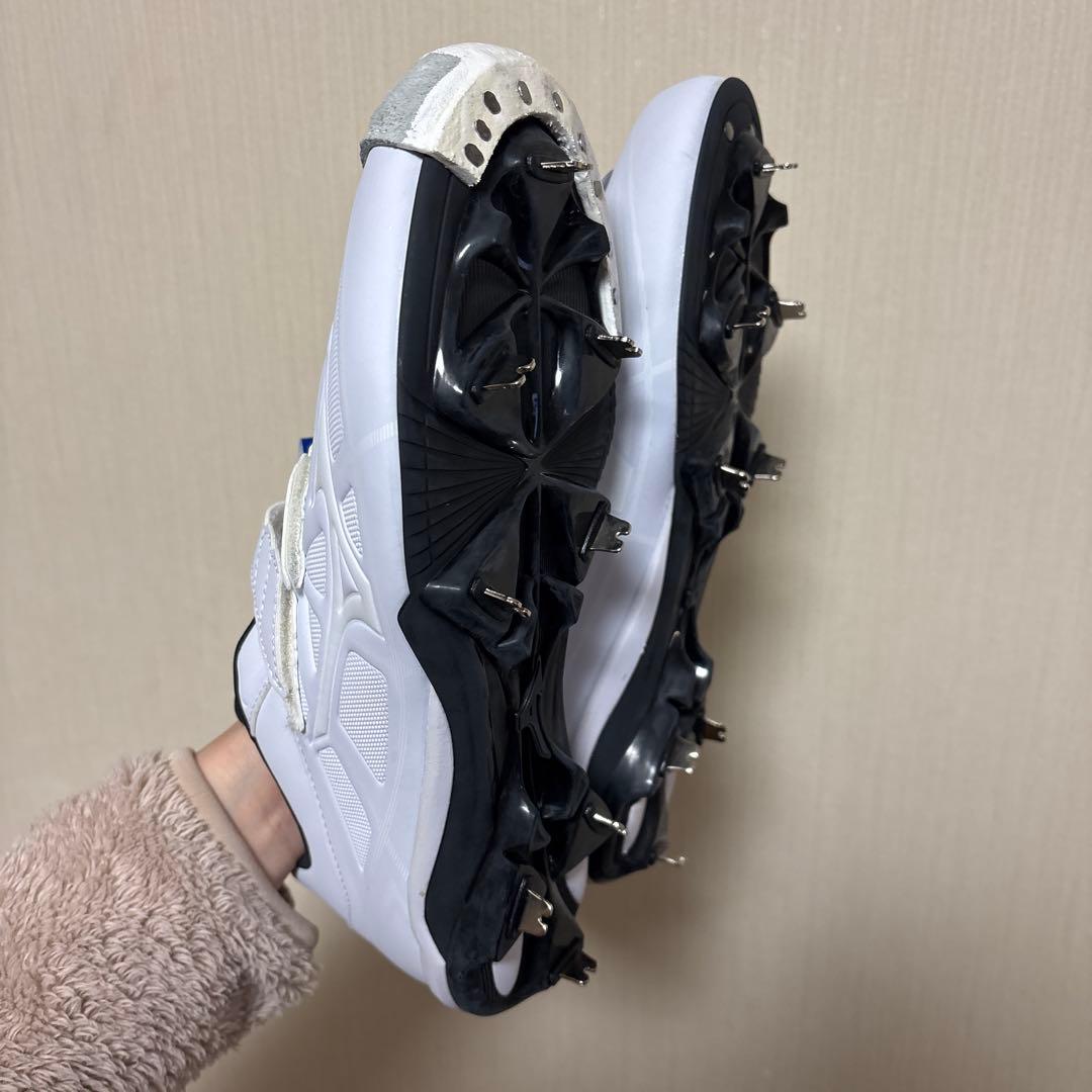 ポン助 Mizuno 野球 ワイドスパイクシューズ 27.0cm