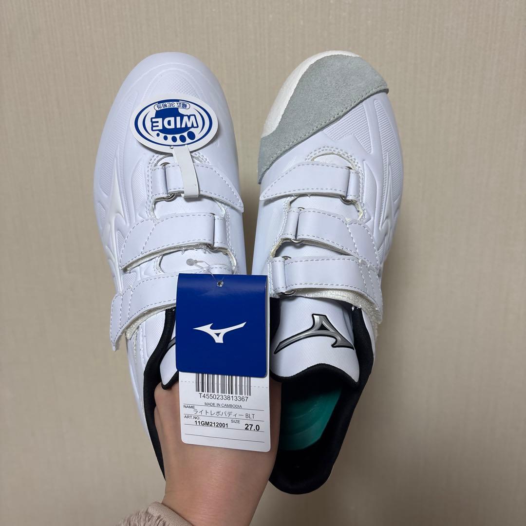 ポン助 Mizuno 野球 ワイドスパイクシューズ 27.0cm