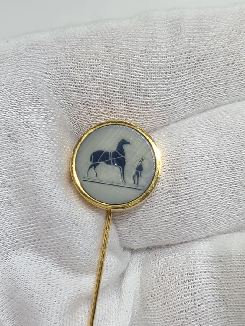 エルメス　ブローチ　チャーム　コロゾ　ゴールド