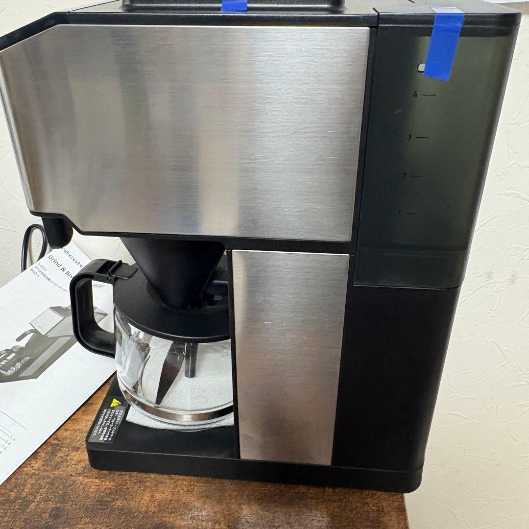 [未使用]レコルト コーン式全自動コーヒーメーカー RCD-1