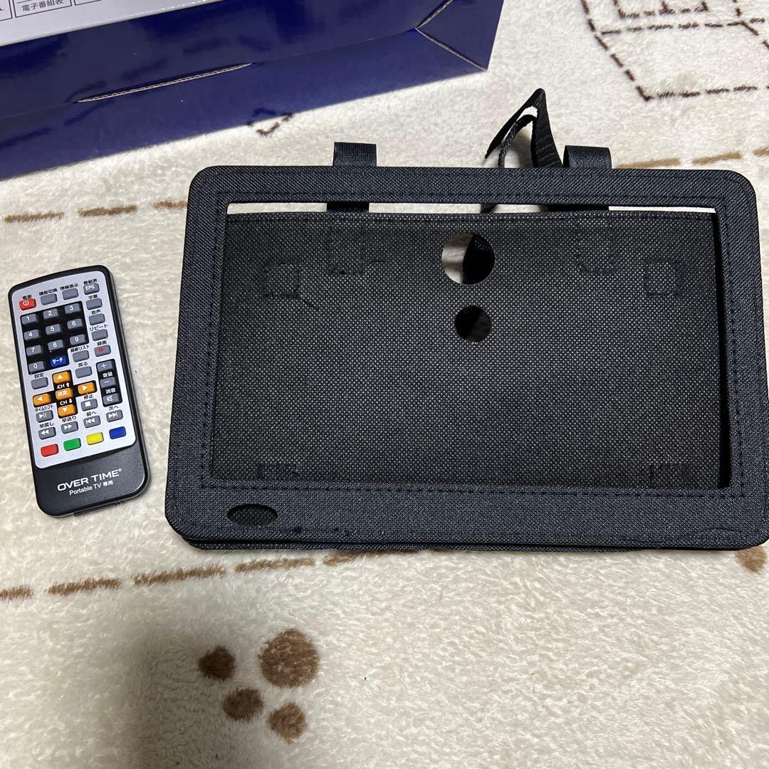 【美品・完品】OVER TIME 10.1型 録画機能付ポータブルテレビ 車載可