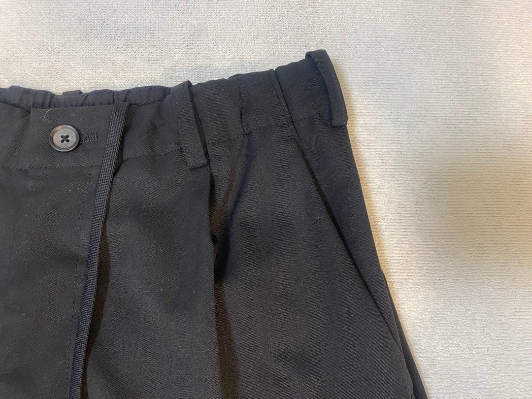 Goldwin ワンタックウールパンツ GL73177 黒 2