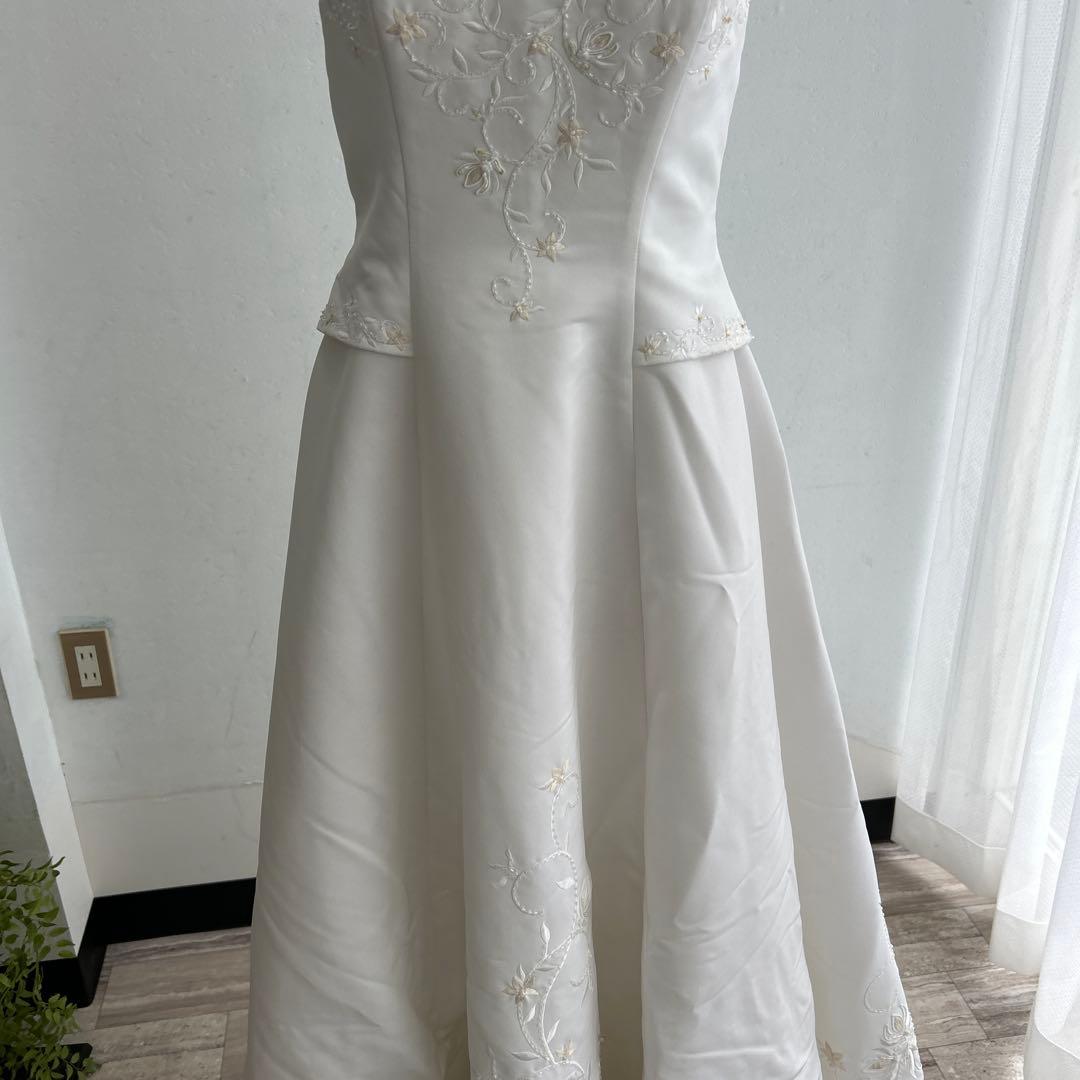 ⬜︎ ウエディングドレス 【21】 matsuo ホルダーネック　花嫁　刺繍
