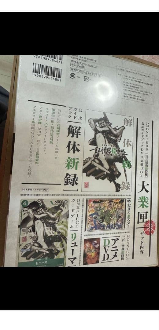 【リューマプロモ付きMONSTERS 一百三情飛龍侍極公式ガイドDVDBOX