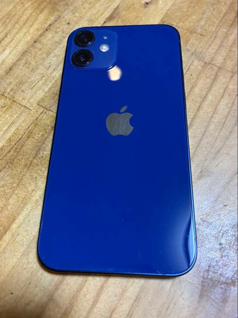 iPhone12mini 64GB SIMフリー　ブルー【カメラ非純正交換品】