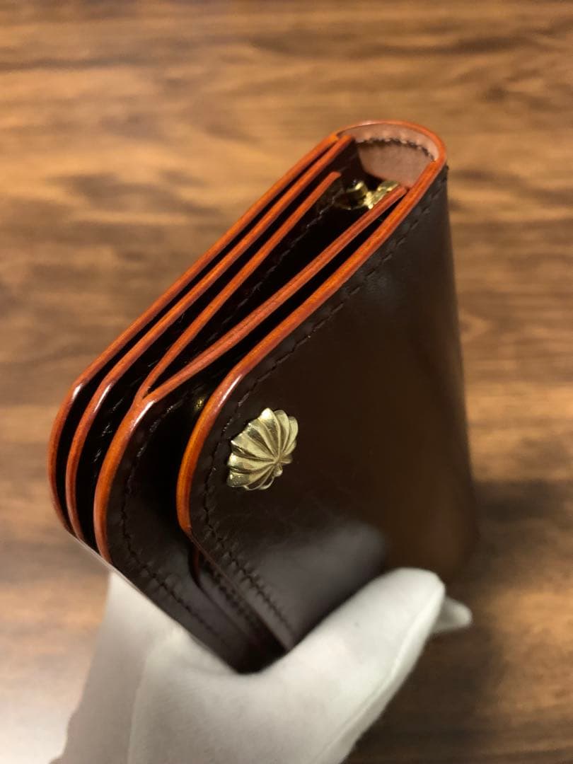 新喜皮革　ホースバット　トラッカーウォレット ミドル　CA008