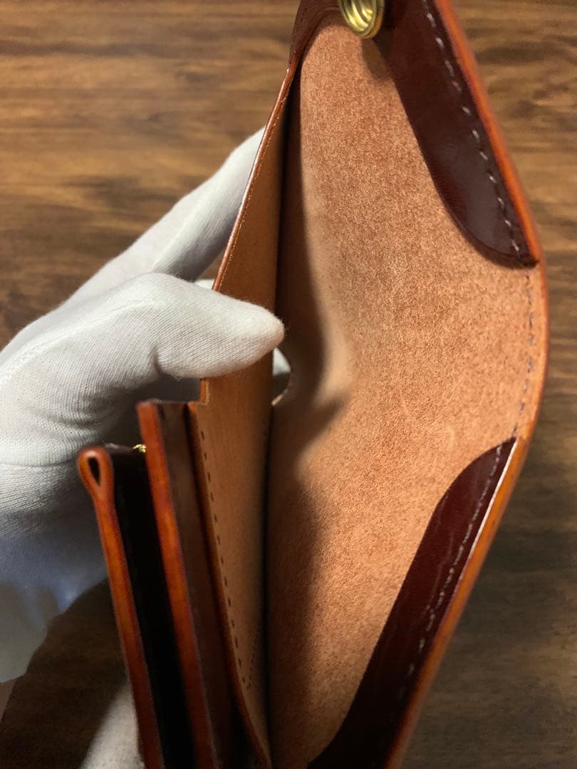 新喜皮革　ホースバット　トラッカーウォレット ミドル　CA008