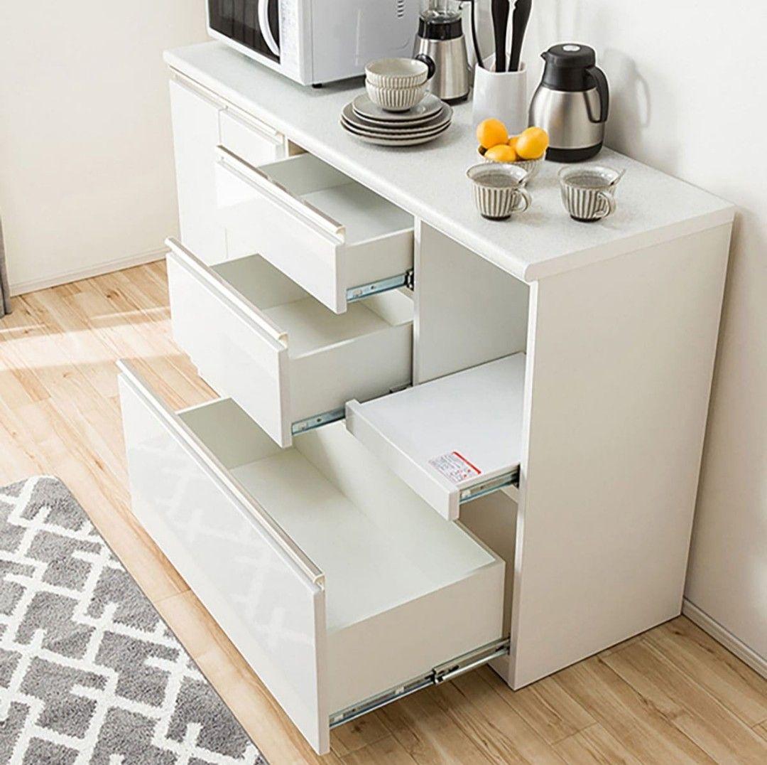 ニトリ　キッチンカウンター(アルミナ2 140CT WH)　✳6月上旬発送✳