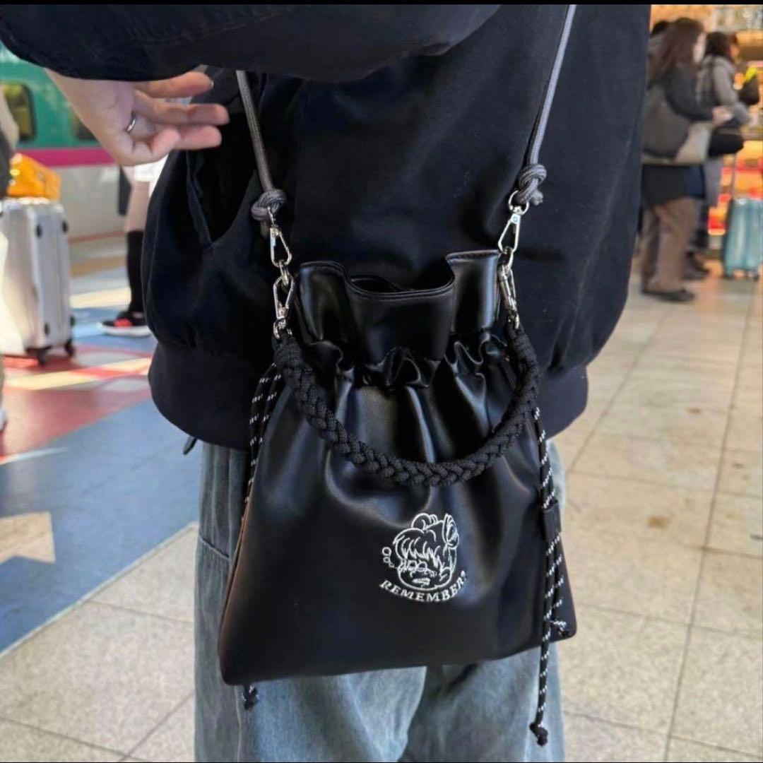 美品★remember 2way Drawstring Bag 巾着バッグ