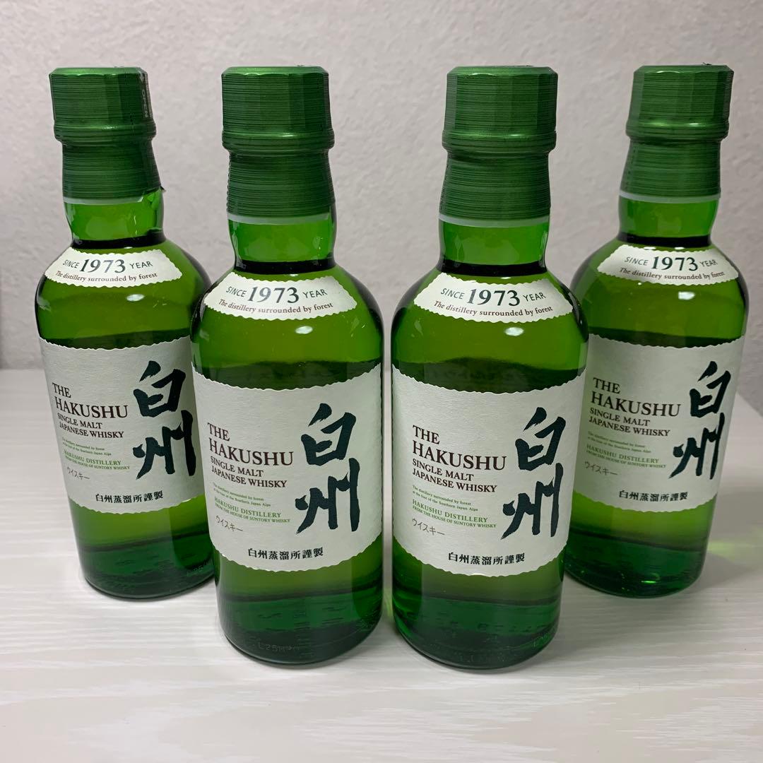 白州 THE HAKUSHU シングルモルトウイスキー 4本セット