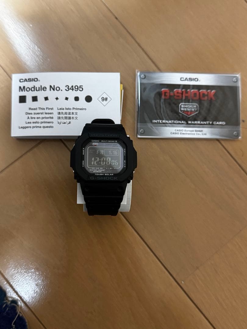 新品　ソーラー電波　CASIO G-SHOCK モジュール3495 ブラック