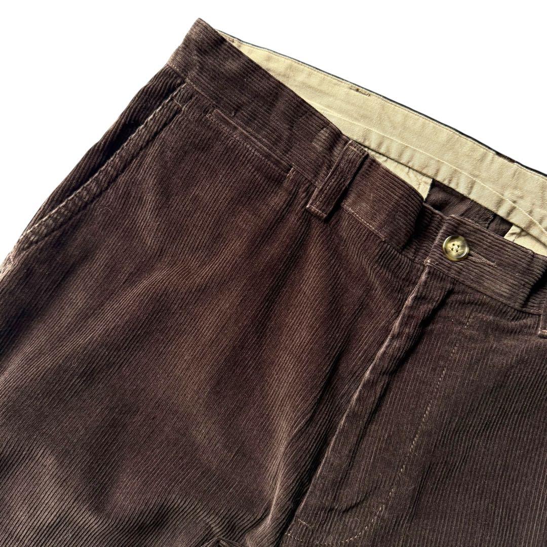 エルエルビーン ワイドコーデュロイパンツ バギーフィット ビンテージ ブラウン