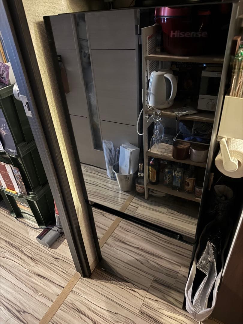 Hisense HR-G1501EM冷凍冷蔵庫154L BK ※洗濯機おまけ付き