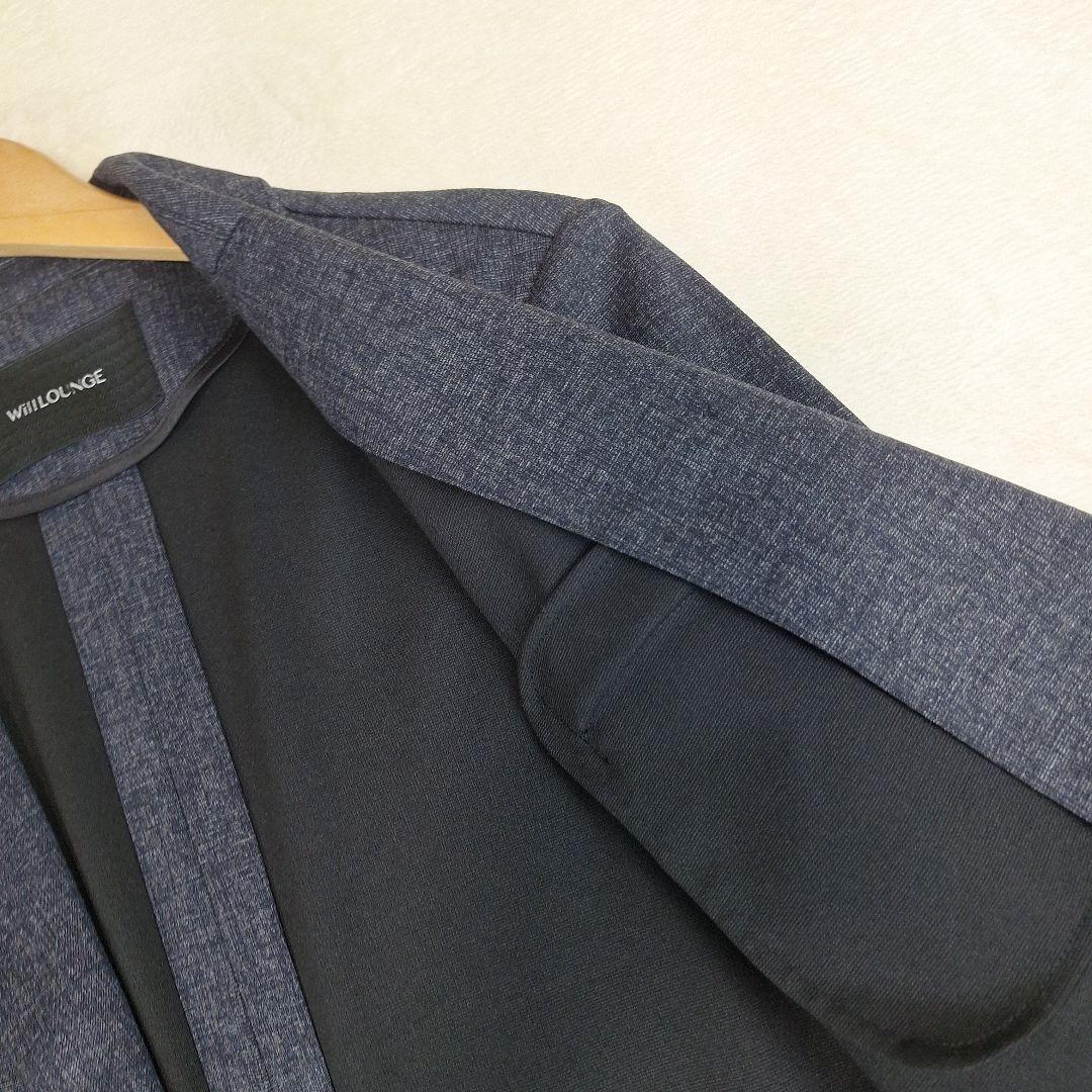 美品✨ナノユニバース　高機能生地AXF　トラベルスーツ　ネイビー　M