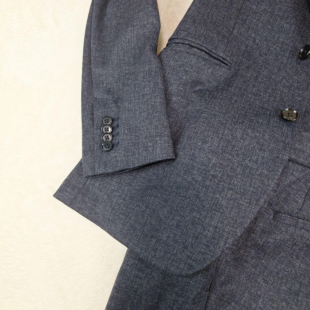 美品✨ナノユニバース　高機能生地AXF　トラベルスーツ　ネイビー　M