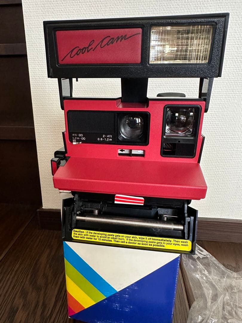 未使用品 当時物 レア Polaroid ポラロイドカメラ 600シリーズ箱付