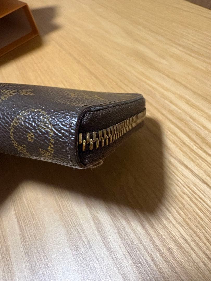 LOUIS VUITTON 長財布 ダークブラウン/ピンク