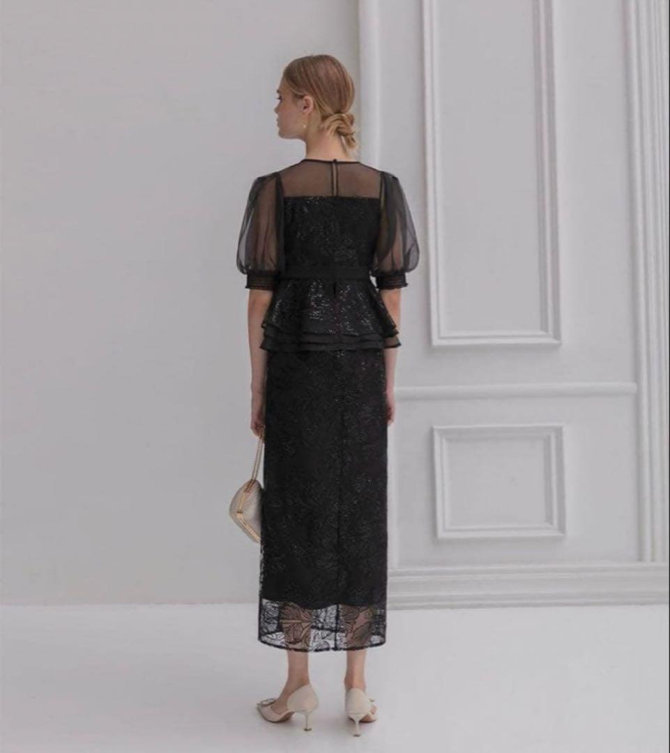 ローズペプラムIラインドレスワンピース