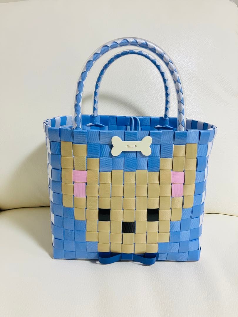 (^^)☆(^-^)わんこふとお散歩カゴバッグB4サイズ2個