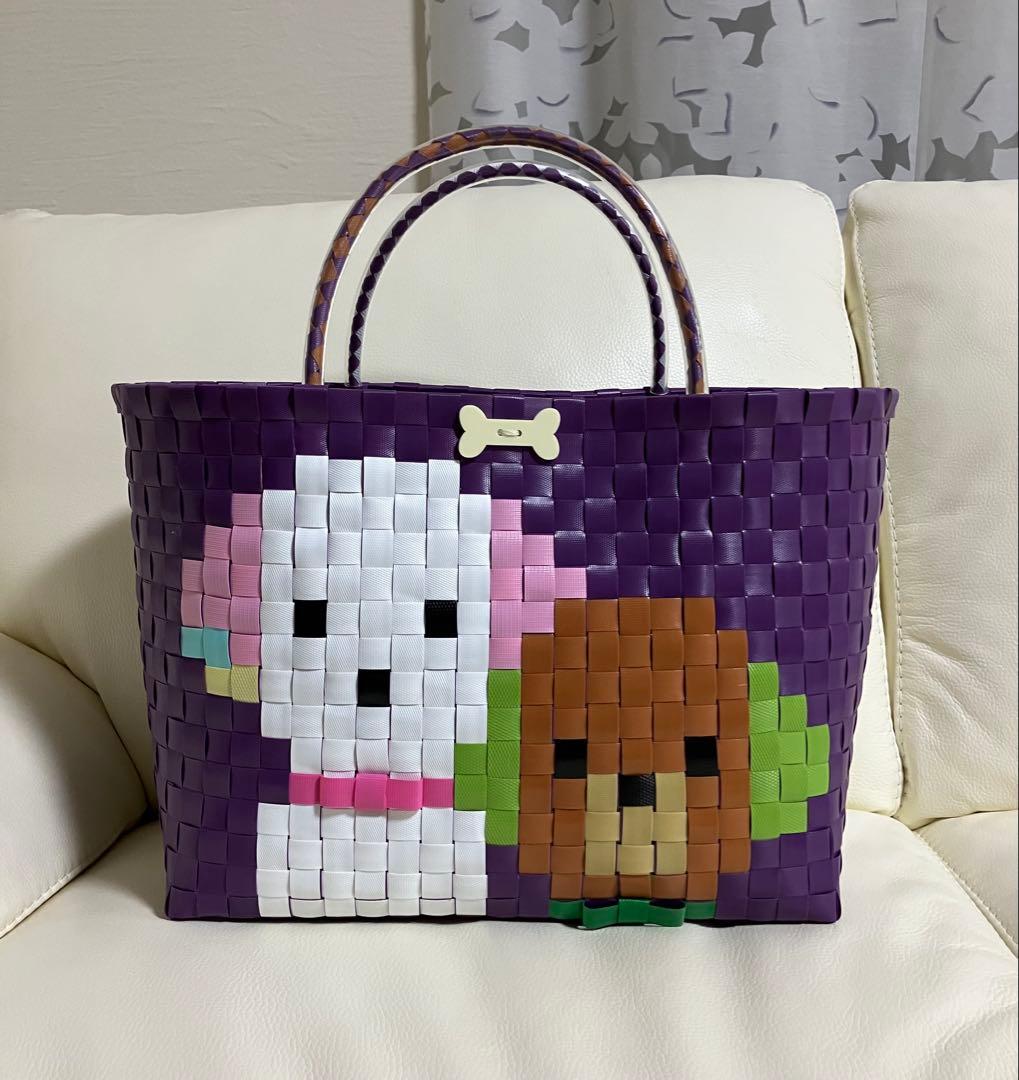 (^^)☆(^-^)わんこふとお散歩カゴバッグB4サイズ2個