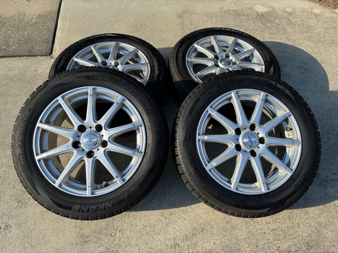 寒波前値下げ【送料込み】セレナ使用 16インチ スタッドレスホイールセット