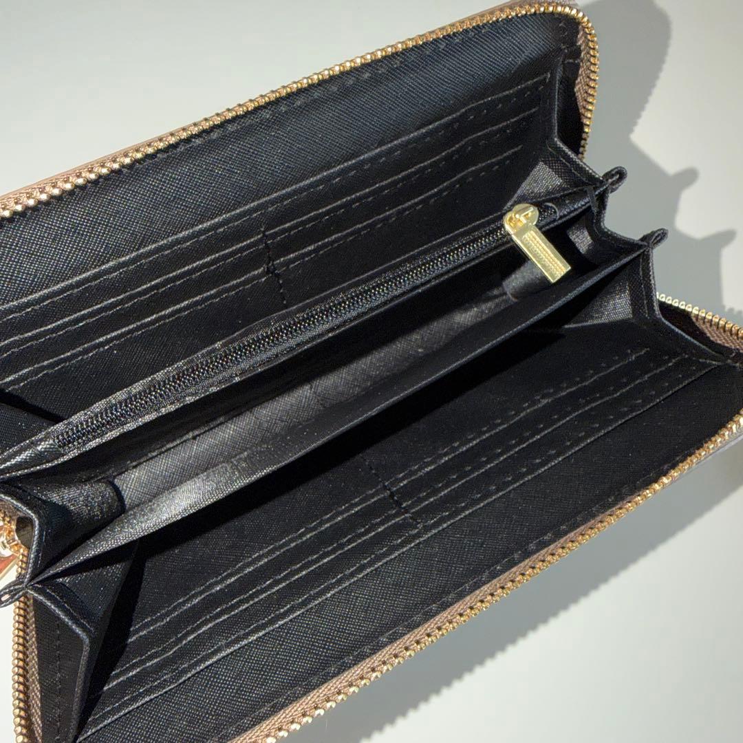 長財布 ブラウン