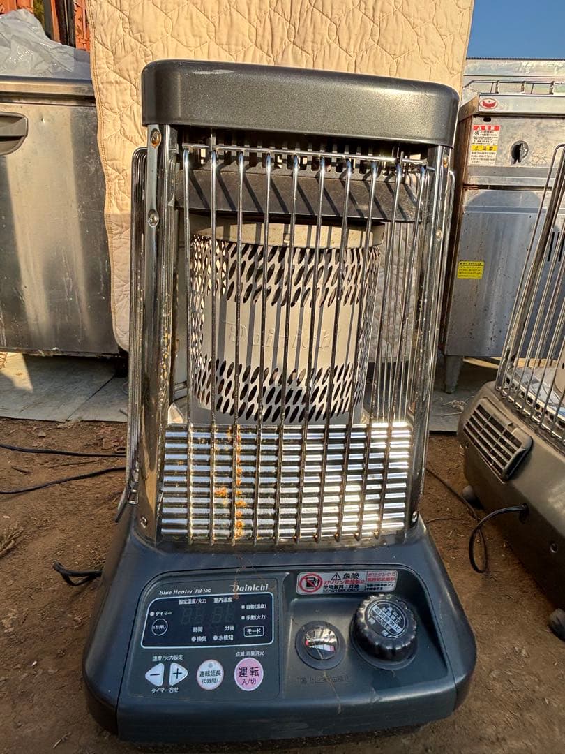 業務用石油ストーブ ブルーヒーターCタイプ(温風ファン付き) FM-10C