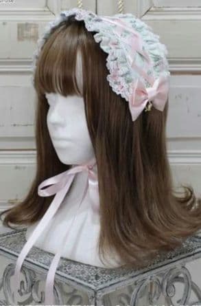 メタモルフォーゼ　シャーロットティアードJSK&ヘッドドレス　ブラウス グリーン