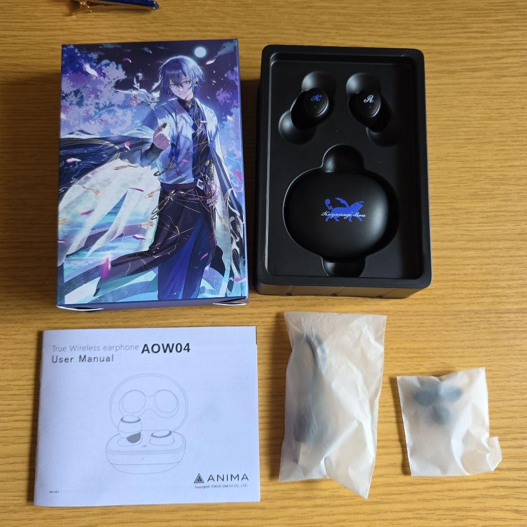 小柳ロウ 音アニ ONKYO　イヤホン ワイヤレス充電器