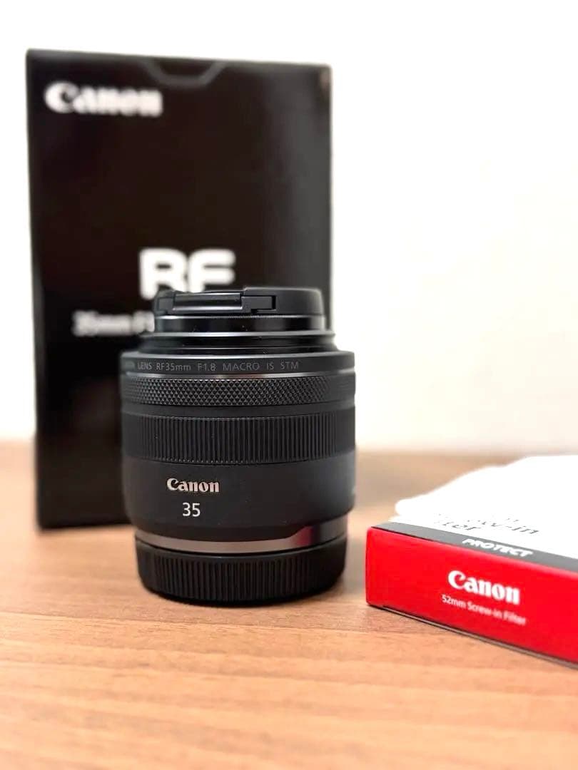 Canon RF 35mm F1.8 MACRO IS STM +レンズフィルタ