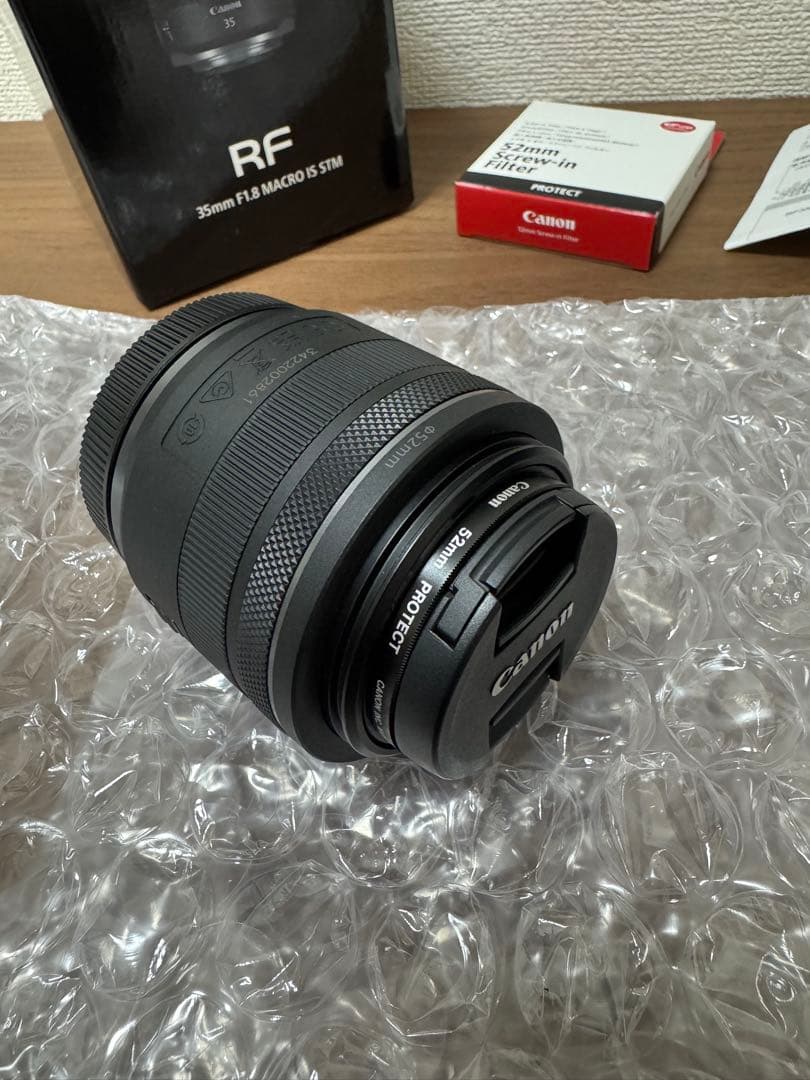 Canon RF 35mm F1.8 MACRO IS STM +レンズフィルタ