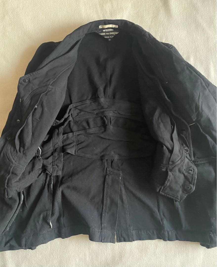 コムデギャルソン　オムプリュス　レイヤー　ジャケット　XS 黒