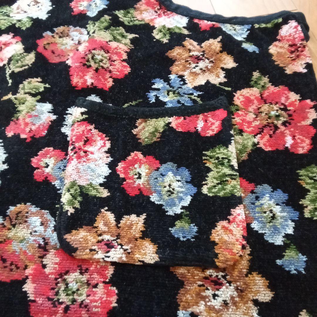 花柄エプロン　　FEILER　　美品