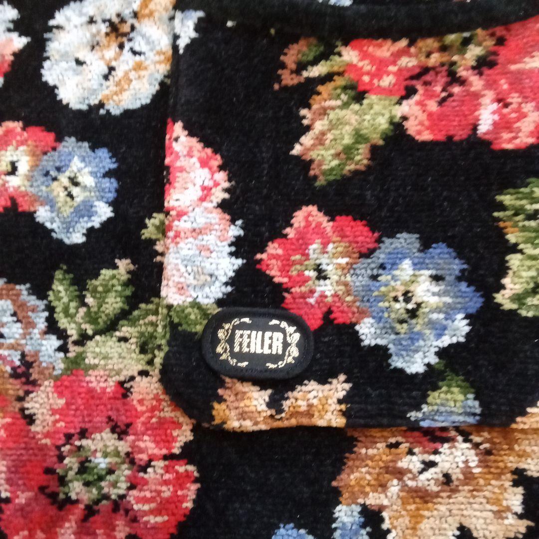 花柄エプロン　　FEILER　　美品