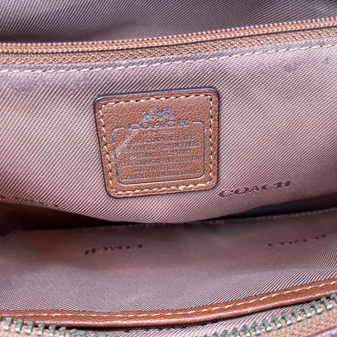 バッグ COACH handbag leather y2k shoulder deni