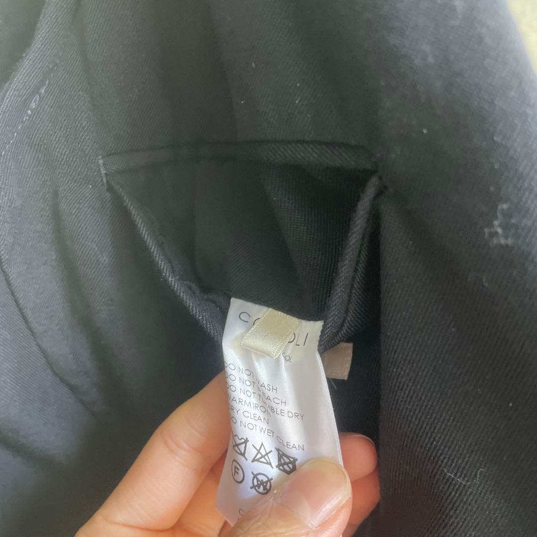 最終値下げ　comoli ウールギャバ セットアップ ネイビー