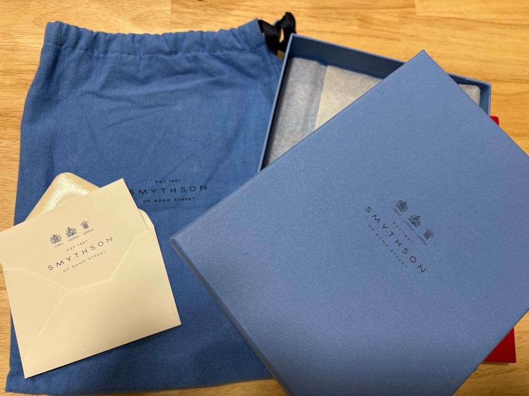 未使用品 スマイソン Smythson Soho ノート レッド