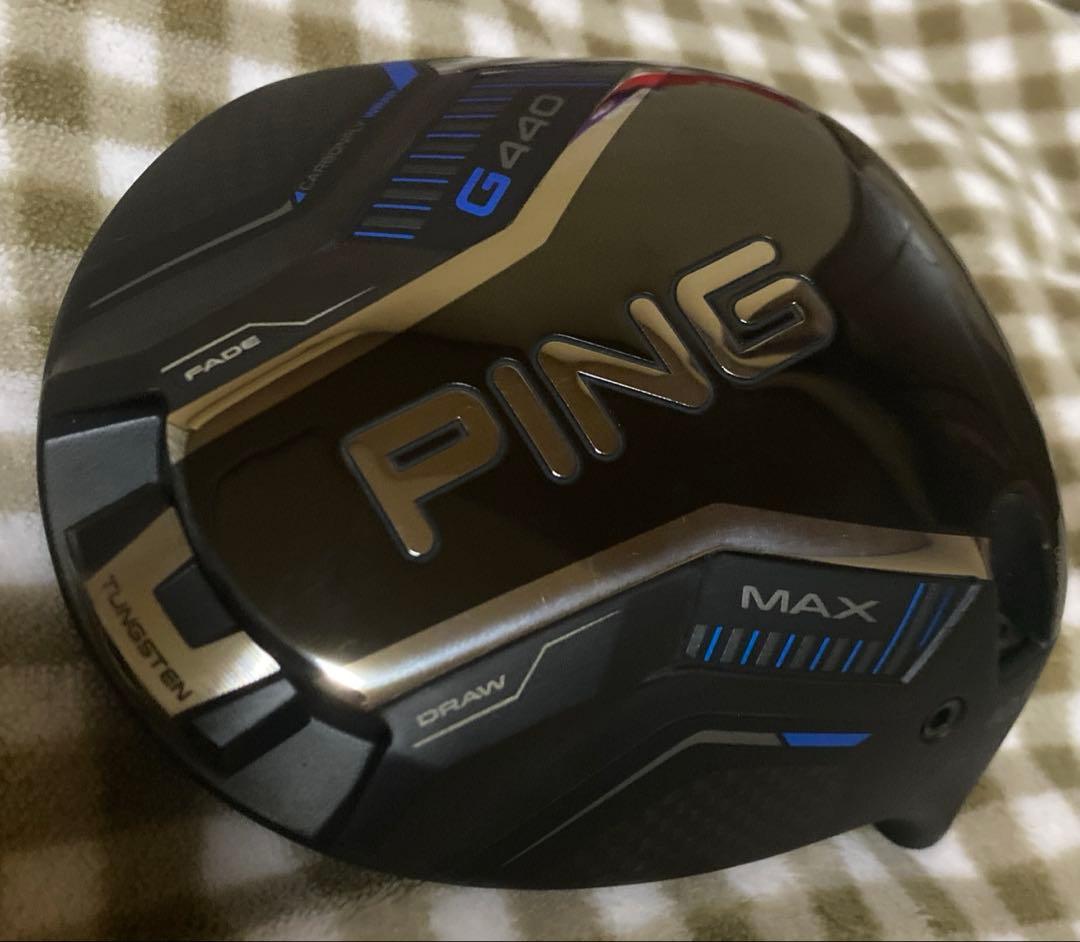 PING G440 MAXドライバー、ヘッドカバー付き
