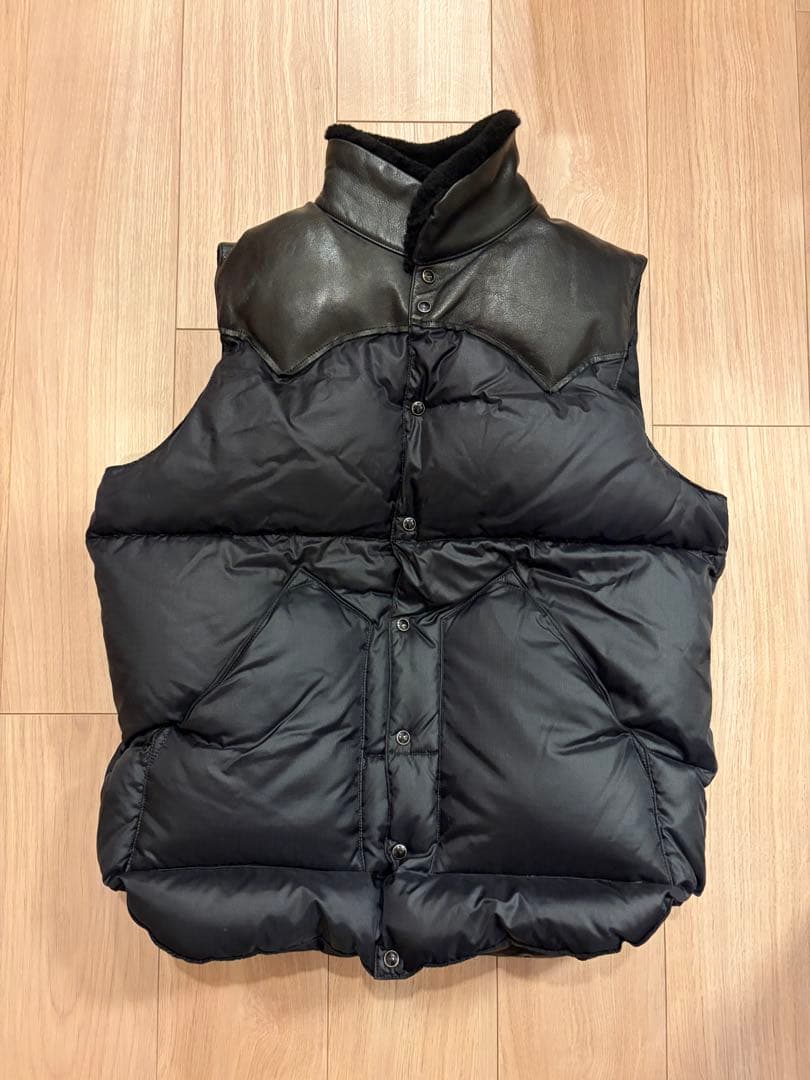 【美品】ロッキーマウンテンフェザーベッド×ビームス ダウンベスト 35周年 40