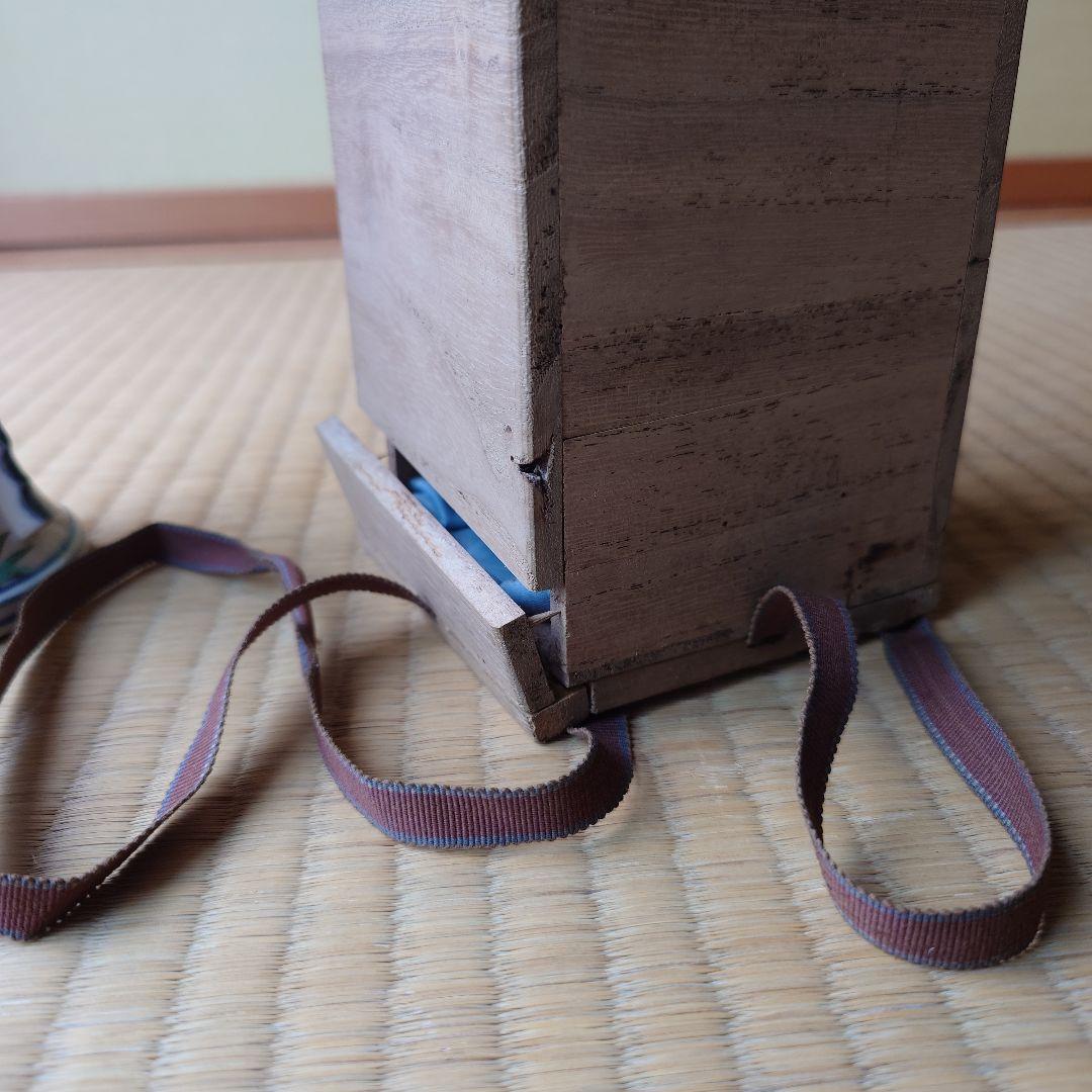 大明萬暦年製 陶磁器 花瓶 高さ約23cm 箱あり