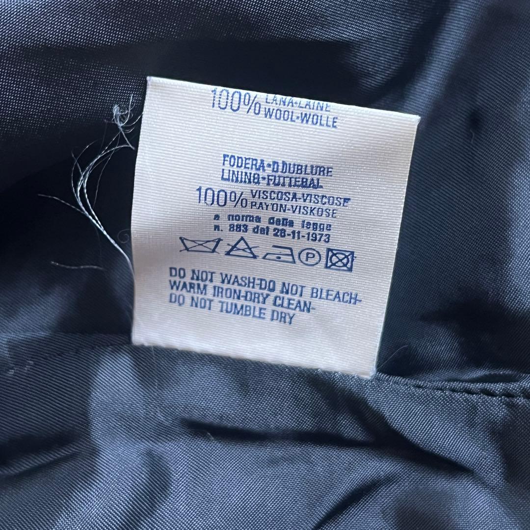 レア VERSACE ヴェルサーチ 金ボタン 総柄 短丈 テーラードジャケット