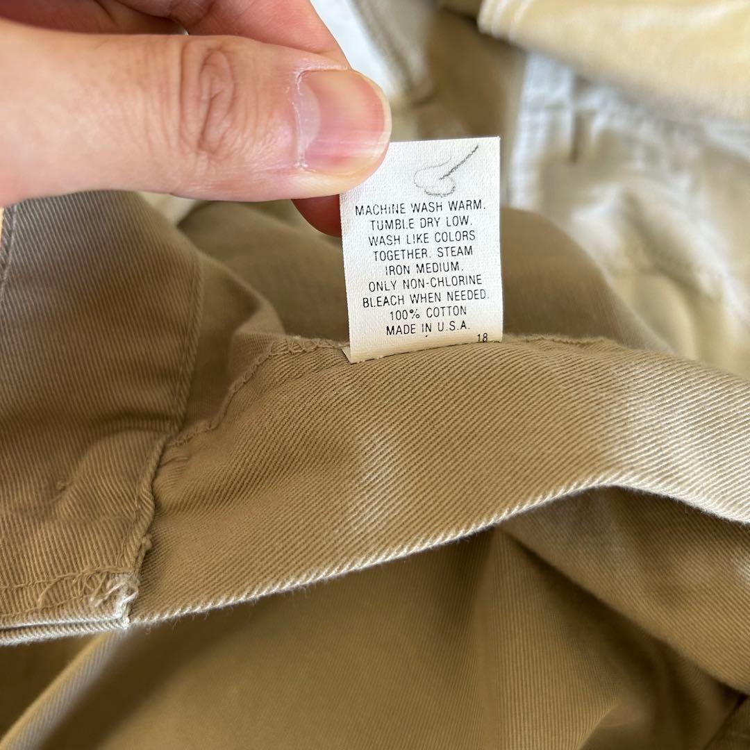 90s アメリカ製 ラルフローレン ポロチノ デッドストックanytee