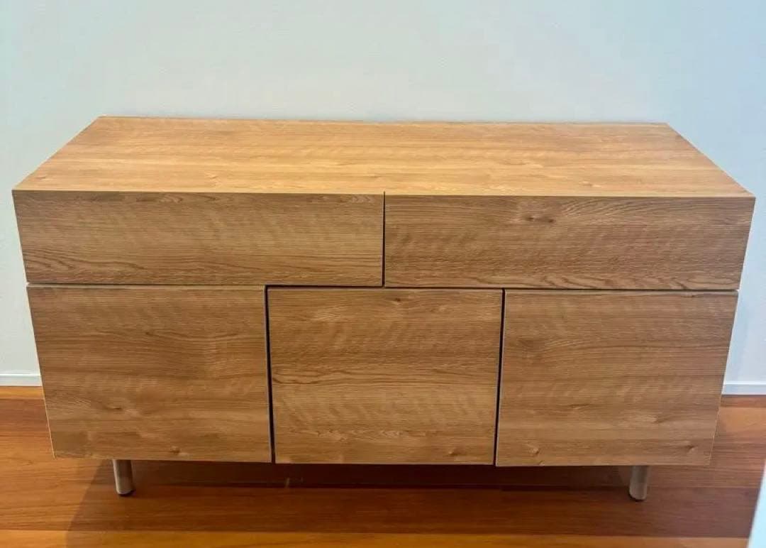 美品　LOWYA ロウヤ　キャビネットサイドボード　チェスト　棚　幅120