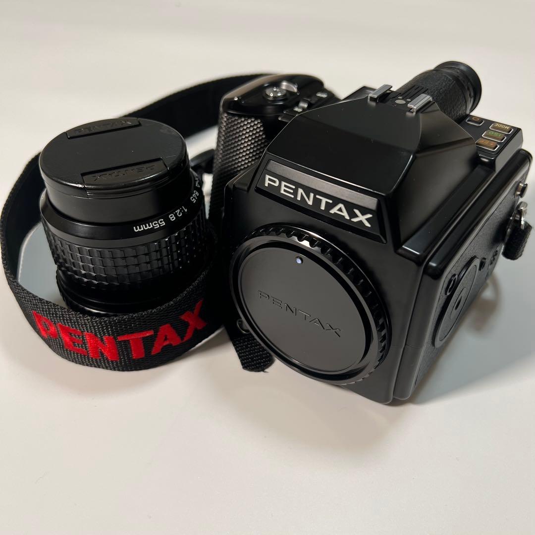 pentax645 ボディ　レンズ　フィルム4本