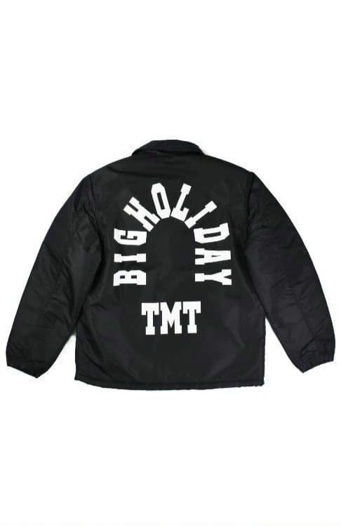 TMT ブラック ナイロンジャケット　Ｌサイズ　黒　裏ボア