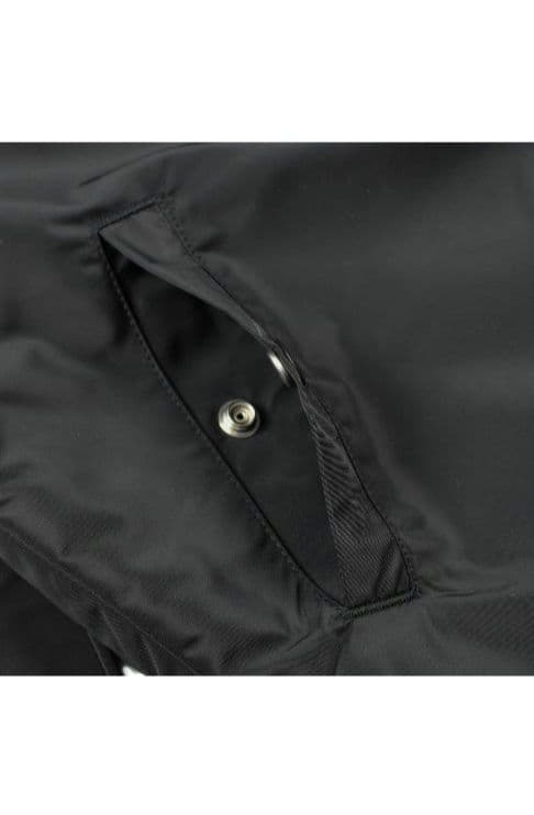 TMT ブラック ナイロンジャケット　Ｌサイズ　黒　裏ボア