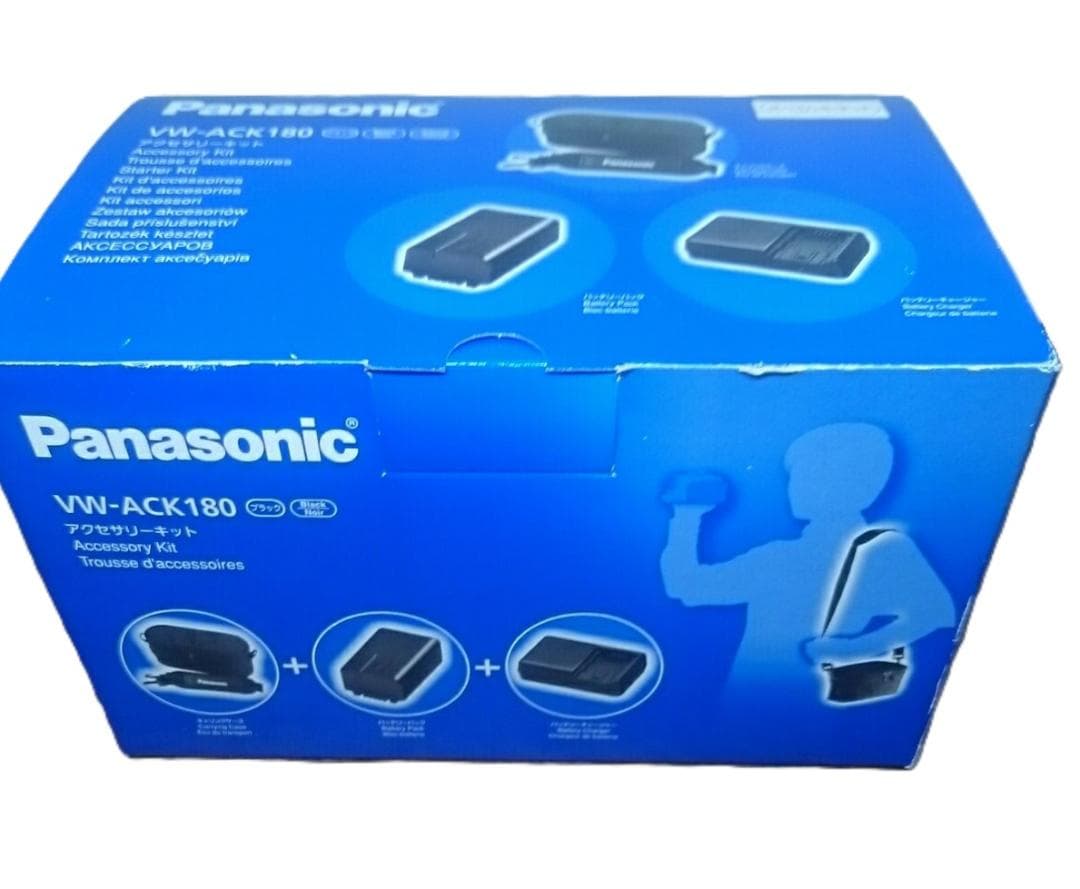 ★新品 Panasonic バッテリーパックVW-VBK180＋純正カメラケース