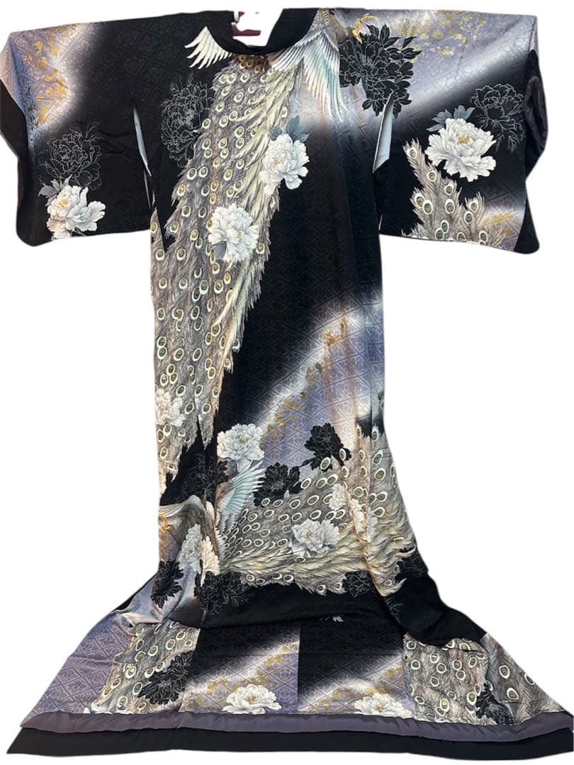 女着物　大衆演劇　舞台衣装　コスプレ　裾引き